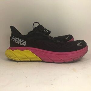 Hoka One Arahi 6 Running Shoes Women’s Size 7.5B | 1123195 BPYR | Black & Pink